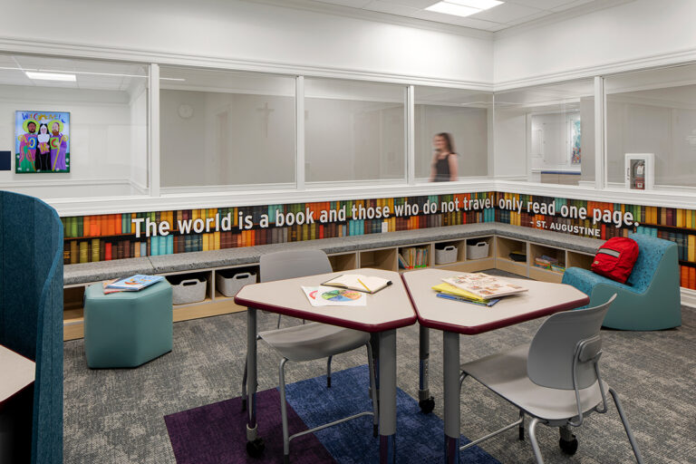learningcommons Learning Commons library at Our Mother of Consolation Parish School